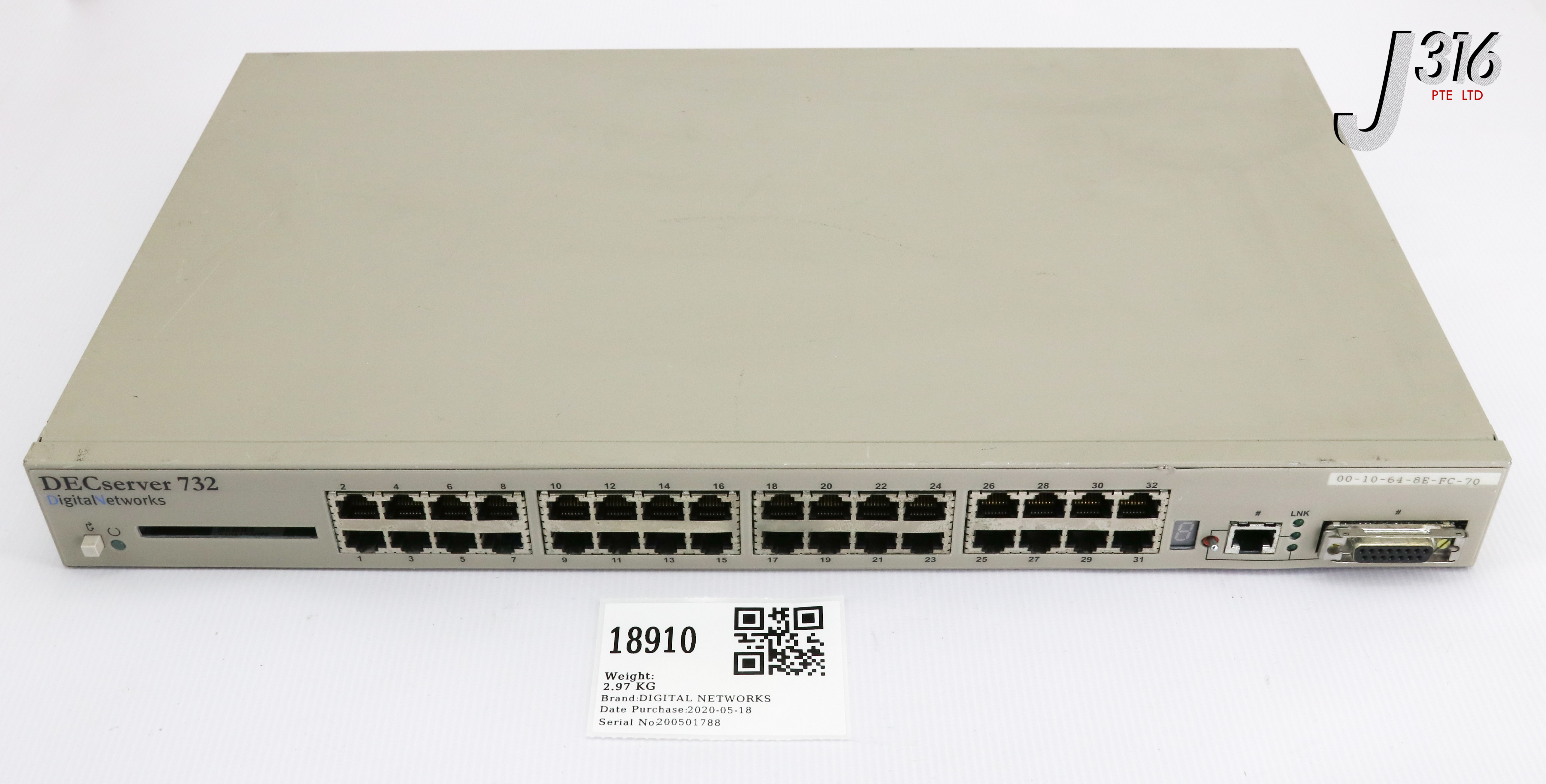 スイッチライト 18910 DIGI NETWORKS DECSERVER 732 32 PORT FLASH CARD 9403170R | eBay